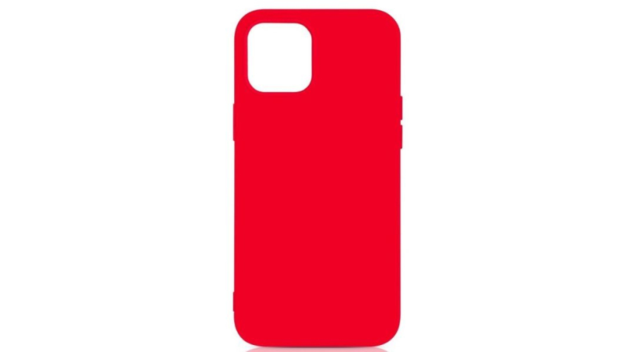 Чехол-накладка силикон DF для iPhone 12 Pro Max Красный