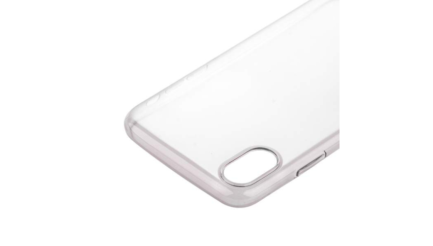 Чехол-накладка силикон для iPhone X/Xs прозрачная матовая