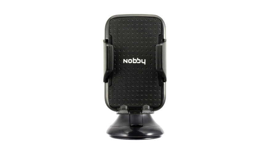 Автодержатель Nobby Practic NBP-WH-10-01 черный с функцией беспроводной зарядки