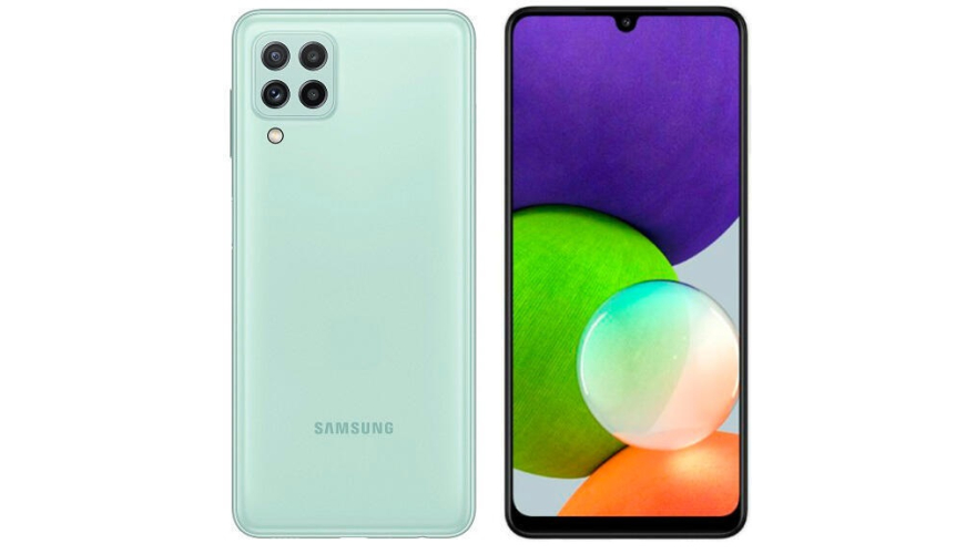 Смартфон Samsung Galaxy A22 4/64GB SM-A225 (2021) Mint (Мятный)