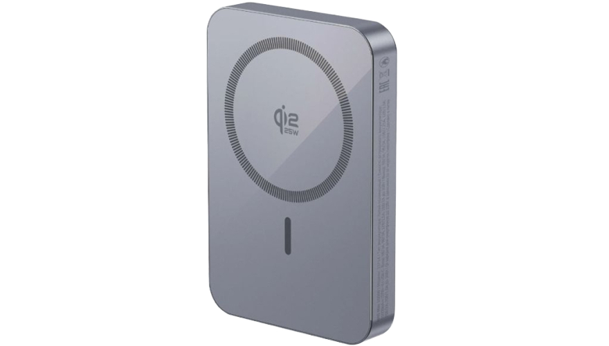 Внешний аккумулятор Deppa NRG Max MagSafe Qi2 25W 10000mAh Серый (33714)