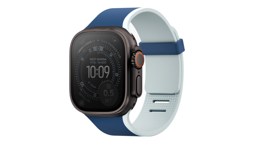 Ремешок Uniq Revix IV Reversible Magnetic для Apple Watch 44/45/46/49mm Blue/Aqua (Синий/Белый)