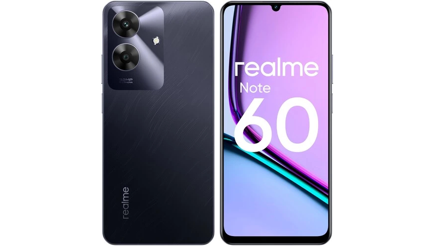 Смартфон Realme Note 60 6/128GB Black (Черный) (RU): купить в