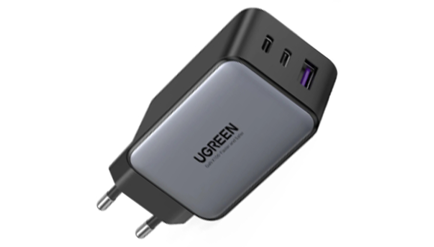 СЗУ UGREEN CD244 Nexode 2USB-C+USB GaN 65W (10335) Black (Черный)