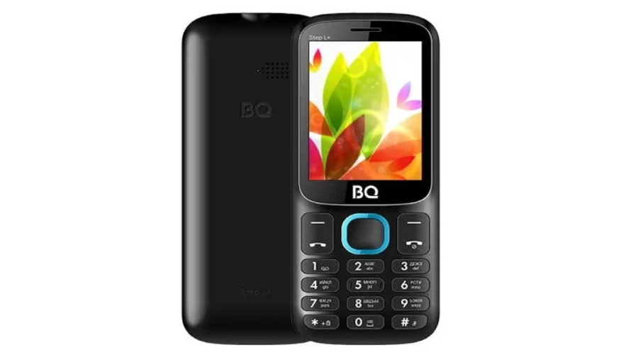 Мобильный телефон BQ 2440 Step L+ Black Blue (Черный-Синий)