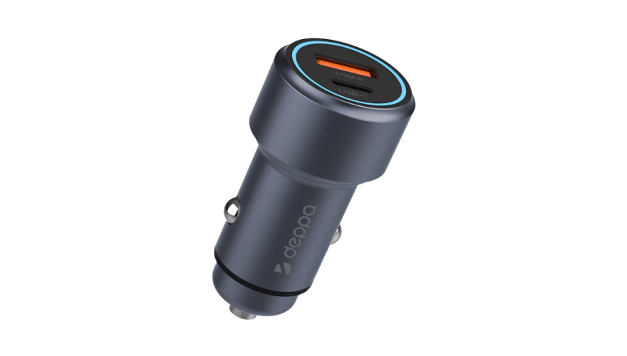 АЗУ Deppa USB/USB-C 48W QC PD (11220) Grey (Серый)