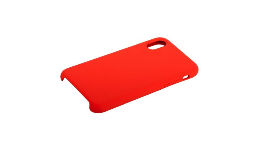 Чехол-накладка Silicone для iPhone XS Max Red
