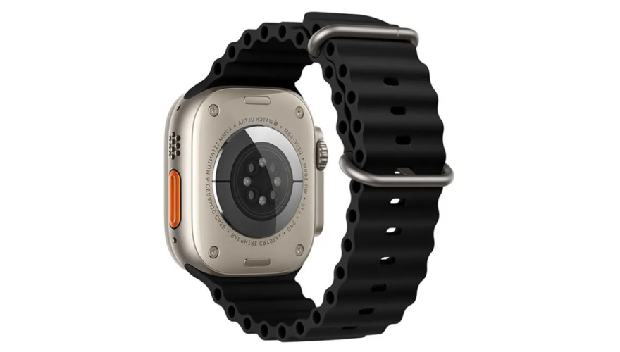 Ремешок Hoco для Apple Watch 38/40/41mm Marine Doble Buckle Silicone Strap Black