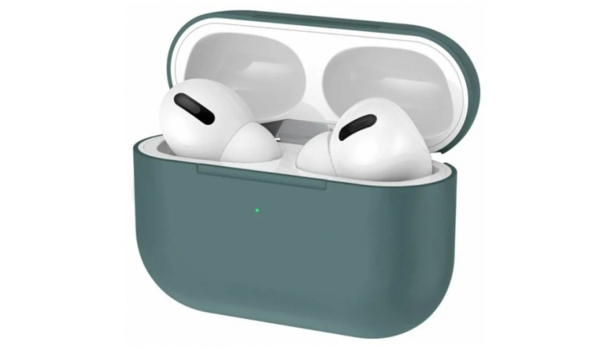 Силиконовый чехол ISA для Apple AirPods Pro Зеленый