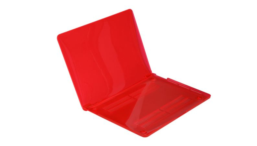 Чехол soft-touch DF для Macbook Air Retina Red