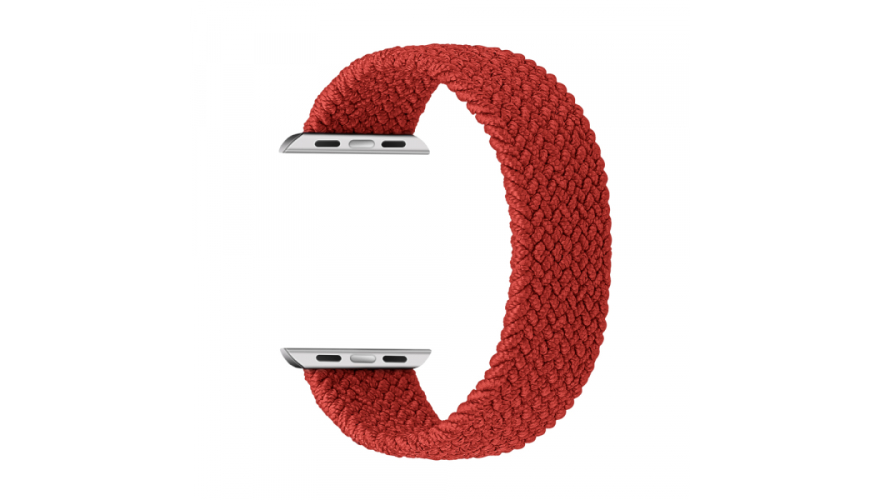 Ремешок Deppa Band Mono для Apple Watch 42/44/45/49mm, нейлоновый, красный (арт.48113)