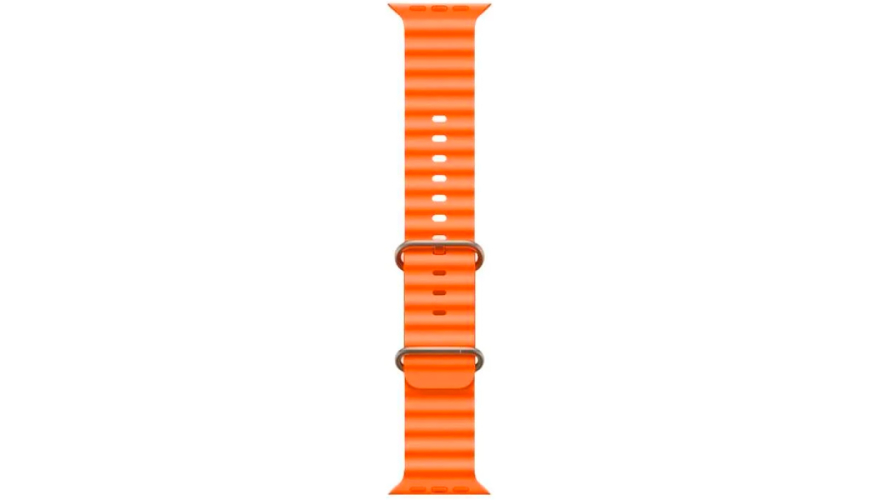 Ремешок Hoco для Apple Watch 42/44/45/49mm Marine Doble Buckle Silicone Strap Orange
