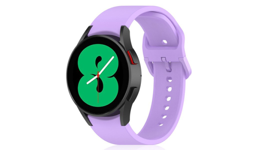 Ремешок DF для Galaxy Watch 4/5/5 Pro S/M sClassicband-04 Purple