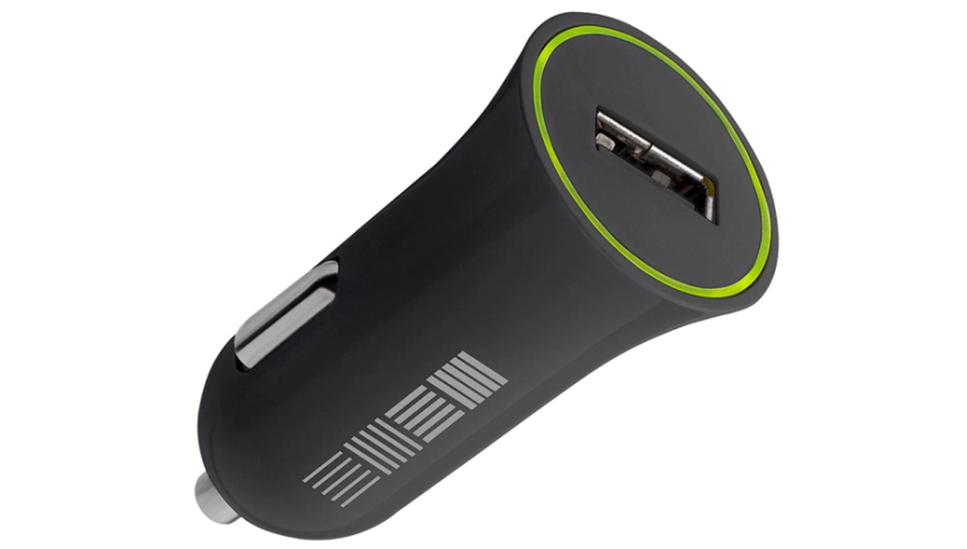 АЗУ INTERSTEP 1A + кабель USB - Lightning Black (45339)