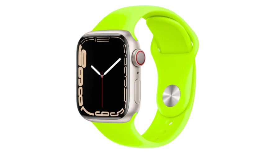 Ремешок для Apple Watch 42/44/45/46/49mm Sport Band Салатовый