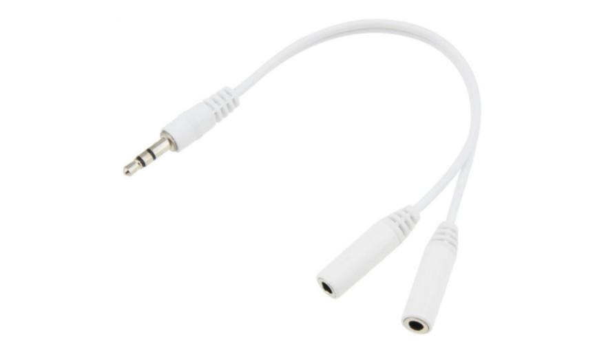 Переходник Sempai SPK-40 Jack 3.5мм - 2x Jack 3.5мм White