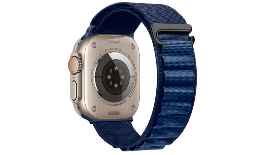 Ремешок Hoco для Apple Watch 38/40/41mm Climbing Series Alpine Loop Nylon Strap Sea Blue