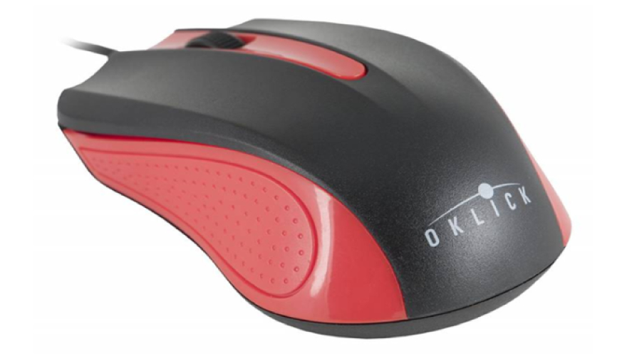 Проводная мышь Oklick 225M Black/Red