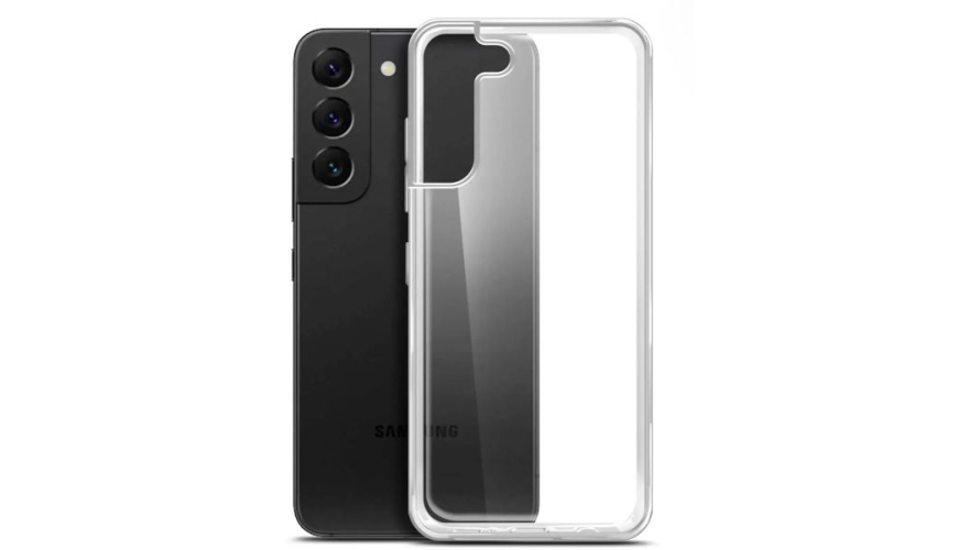 Чехол-накладка силикон Borasco для Samsung Galaxy S22+ прозрачный