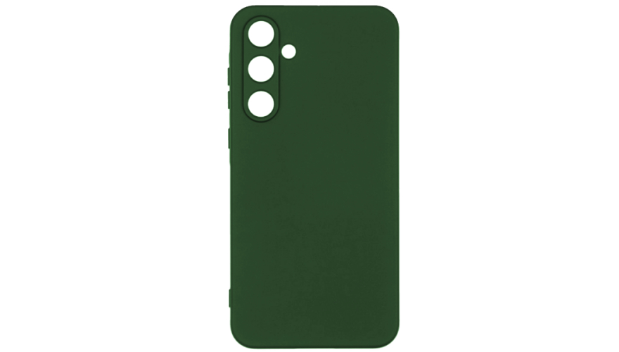 Чехол-накладка силикон для Samsung Galaxy S25 Темно-Зеленый