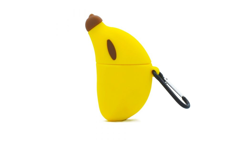 Силиконовый чехол для Apple AirPods (Банан)