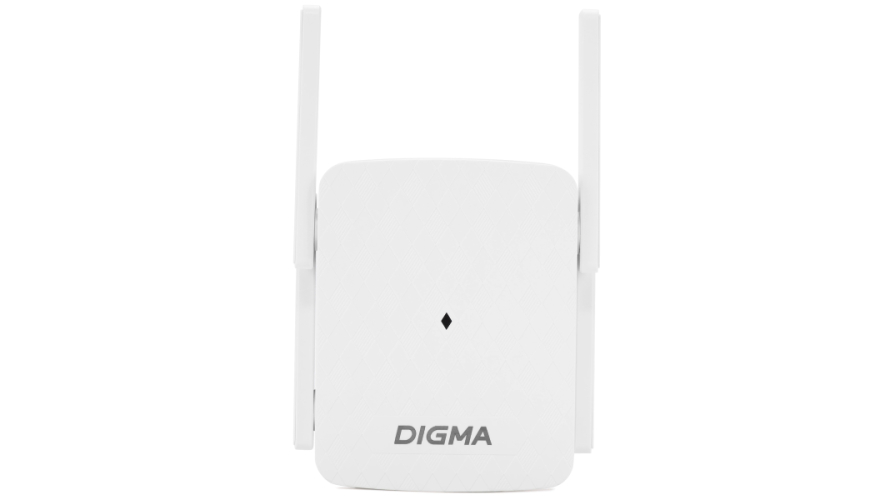 Повторитель беспроводного сигнала DIGMA D-WR310 V2 Белый