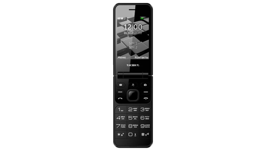 Телефон Texet TM-405 Dual Sim Black