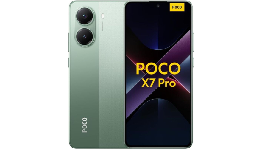Смартфон Poco X7 Pro 5G 12/256GB Green (Зеленый)