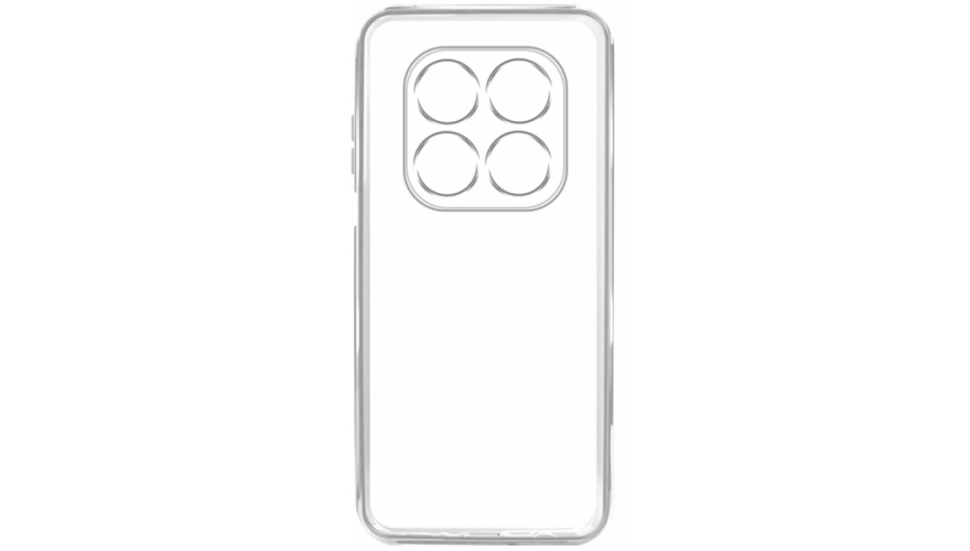 Чехол-накладка силикон для REDMI Note 15 Pro 5G Прозрачный