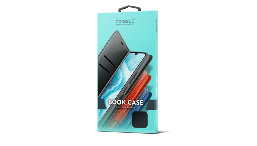 Чехол-книжка Borasco Book Case для Samsung Galaxy A35 Черный