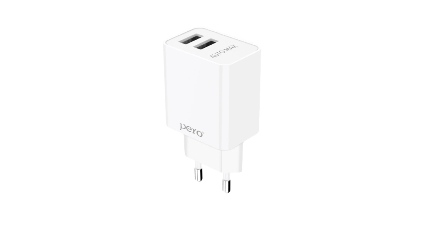 СЗУ PERO TC02 2USB 2.1A White (Белый)