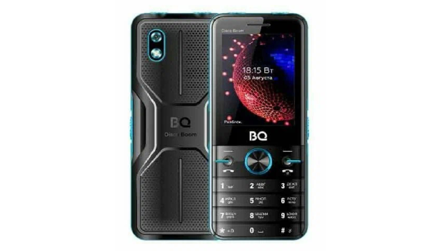 Мобильный телефон BQ 2842 Disco Boom Black Blue (Черный-Синий)