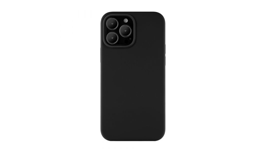 Чехол-накладка Deppa Liquid Silicone Pro для Apple iPhone 13 Черный (арт.88099)