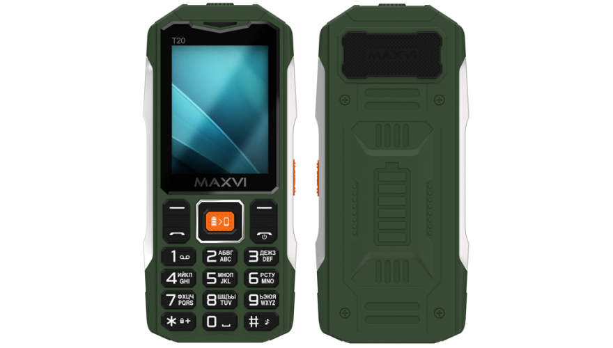 Мобильный телефон MAXVI T20 Green (Зеленый)