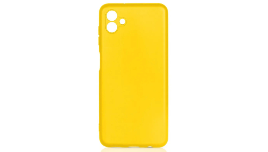 Чехол-накладка силикон для Samsung Galaxy A05 Желтый