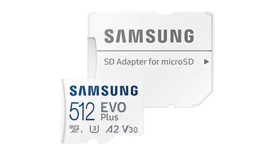 Карта памяти 512GB Samsung MB-MC512KA microSDXC EVO Plus 130MB/s + SD adapter