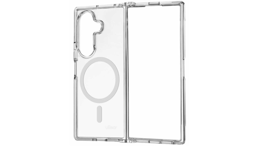 Чехол-накладка силикон MagSafe для Samsung Z Fold 7 Прозрачный