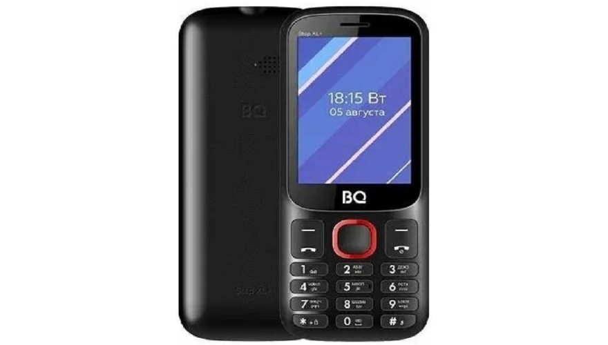 Мобильный телефон BQ 2820 Step XL+ Dual Sim Black Red (Черный-Красный)