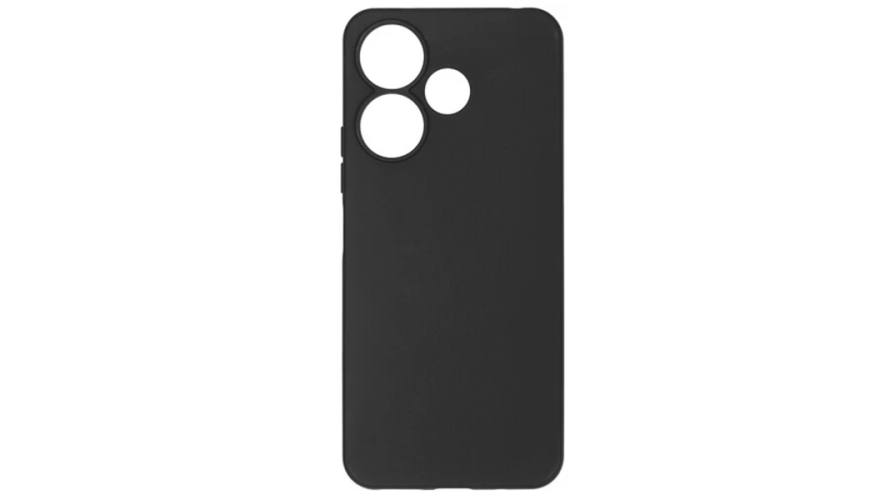 Чехол-накладка силикон Borasco для Xiaomi Redmi 13 Черный
