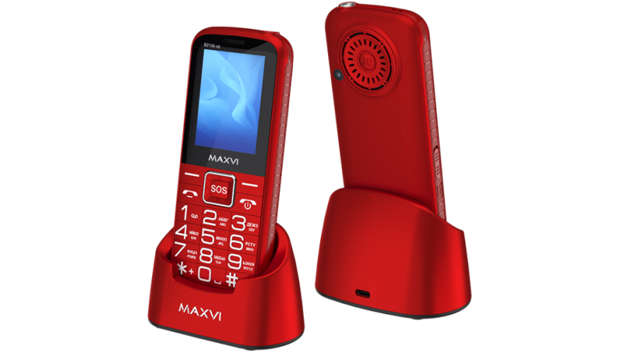 Мобильный телефон MAXVI B21ds up Red (Красный)
