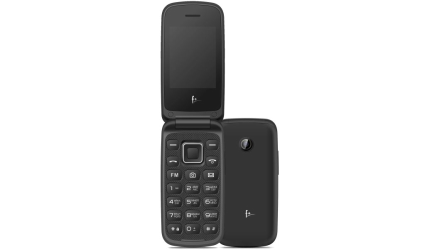 Телефон F+ Flip 2 Dual Sim Black (Черный)