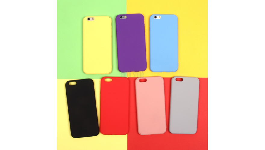 Чехол-накладка пластик Creative Case для iPhone 6/6S прозрачная