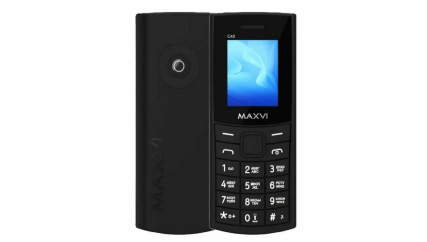 Мобильный телефон MAXVI C40 Black (Черный)