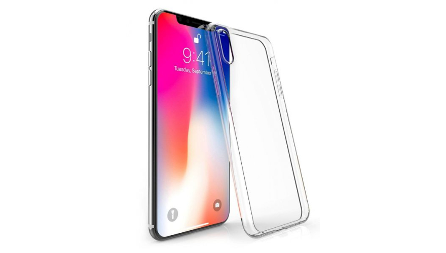 Чехол-накладка силикон Svekla для iPhone X/Xs прозрачная