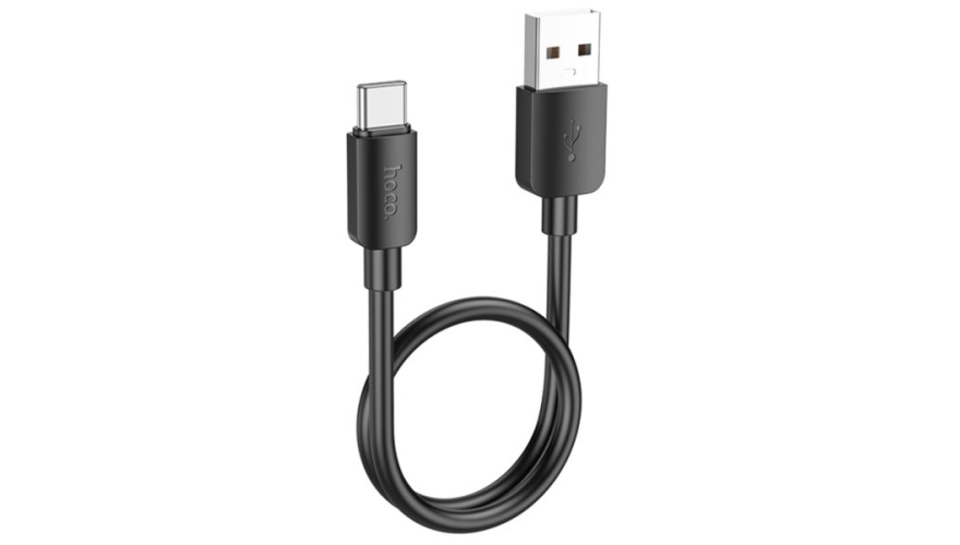 Кабель Hoco X96 USB - Type-C 27W 25см. Black