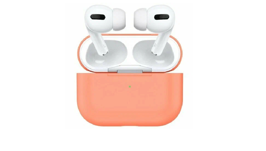 Силиконовый чехол для Apple AirPods Pro 2 Papaya