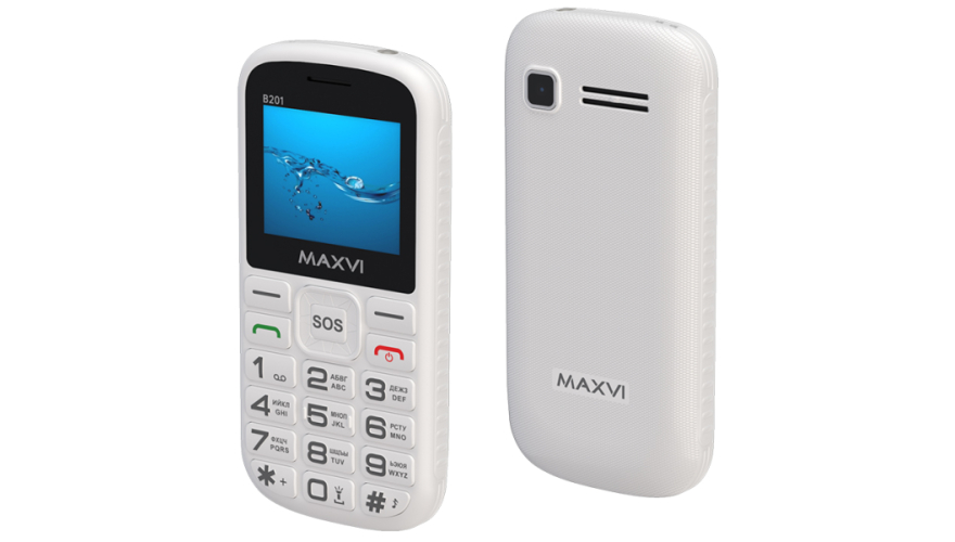 Мобильный телефон MAXVI B201 White (Белый)