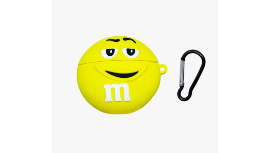 Силиконовый чехол для Apple AirPods (M&M’s Жёлтый)