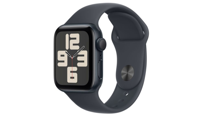 Часы Apple Watch SE GPS 44mm 2024 (Gen 2) Midnight Aluminium Case/Midnight Sport Band M/L (ASIS+)