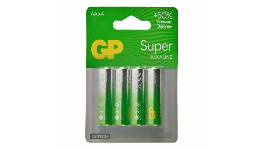 Батарейка GP Super Alkaline AA (4шт)